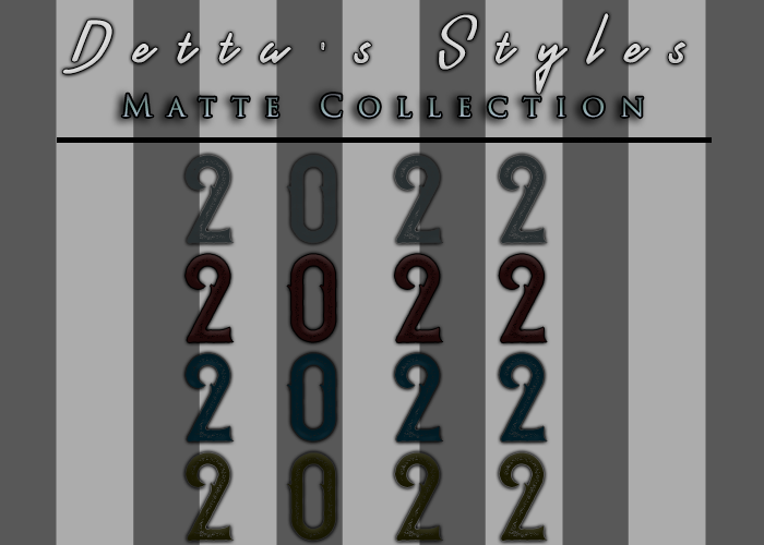 Matte Collection
Available Only With Elite Resource Access
