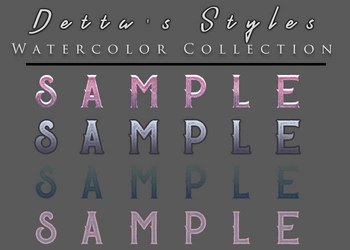 Watercolor Collection
Available Now
