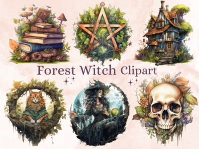 37_PNG_Watercolor_Forest_Witch_Clipart.png