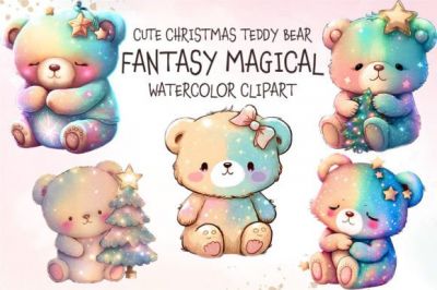 Christmas_Teddy_Bear_Magical_ClipArt.jpg