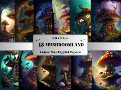 Fantasy_Mushroomland_Digital_Paper_Set.jpg