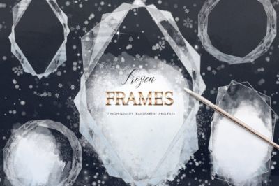 Frozen_Polygonal_Frames2C_Winter_Clipart~0.jpg