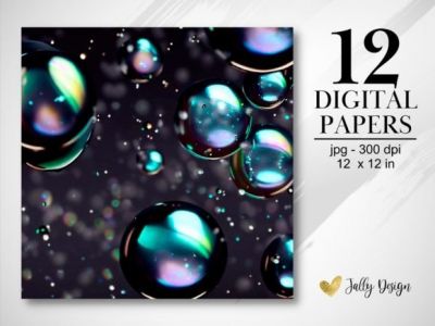 Iridescent_Black_Bubbles_Digital_Paper.jpg