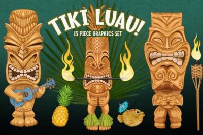 Tiki_Totem_Luau_Party_Clip_Art_Set~0.jpg