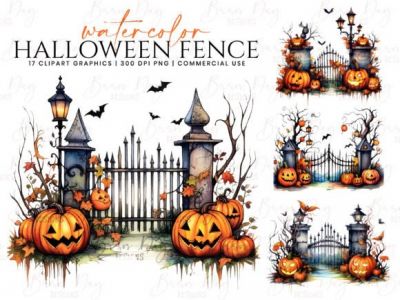 Watercolor_Fence_Halloween_Clipart.jpg