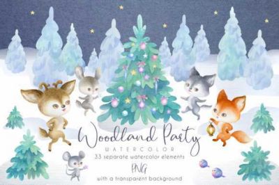 Woodland_Party__Watercolor_Christmas_Set.jpg