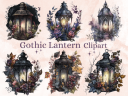 16_PNG_Watercolor_Gothic_Lantern_Clipart.png