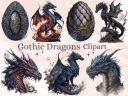 22_PNG_Watercolor_Gothic_Dragon_Clipart.png