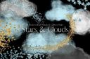 Blue_Watercolour_Clouds_and_Glitter_Star.jpg