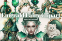 Watercolour_Emerald_Fairytale_Clipart.png