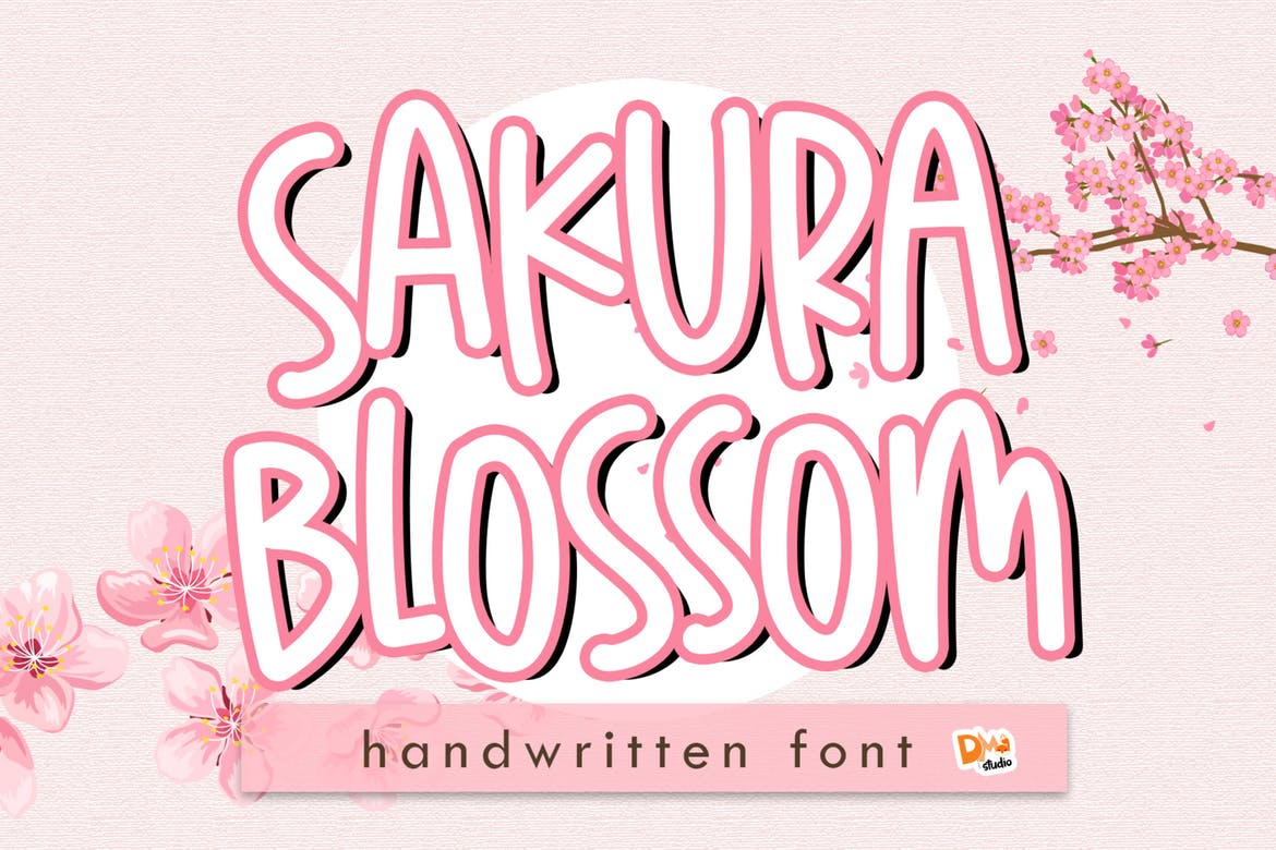 Premium Fonts: Sakura Blossom Font [250 ReBits]
