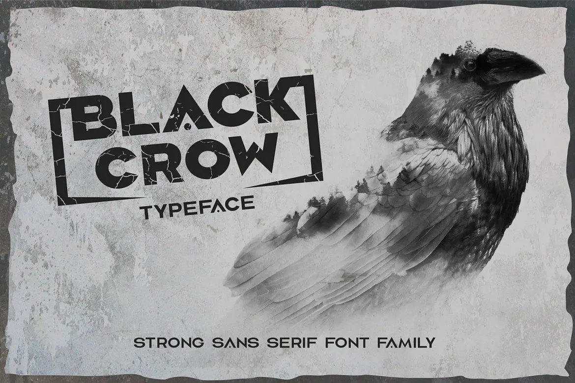 Premium Fonts: Black Crow [200 ReBits]
