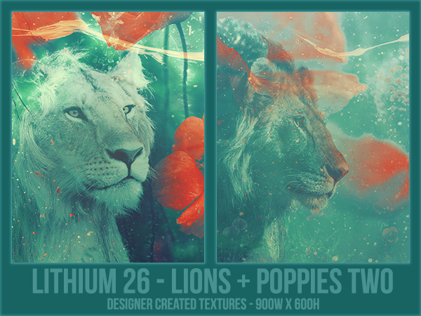 Lithium Textures: Lions Poppies 2 [1500 Rebits]
