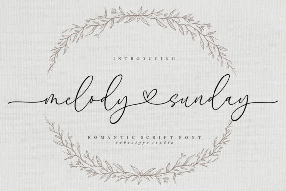 Premium Fonts : Melody Sunday [200 Rebits]
