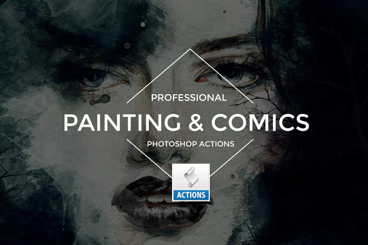 Premium Actions: Painting Comics Photoshop Actions [500 ReBits]
contains: 4 painting actions, and 8 comic actions
