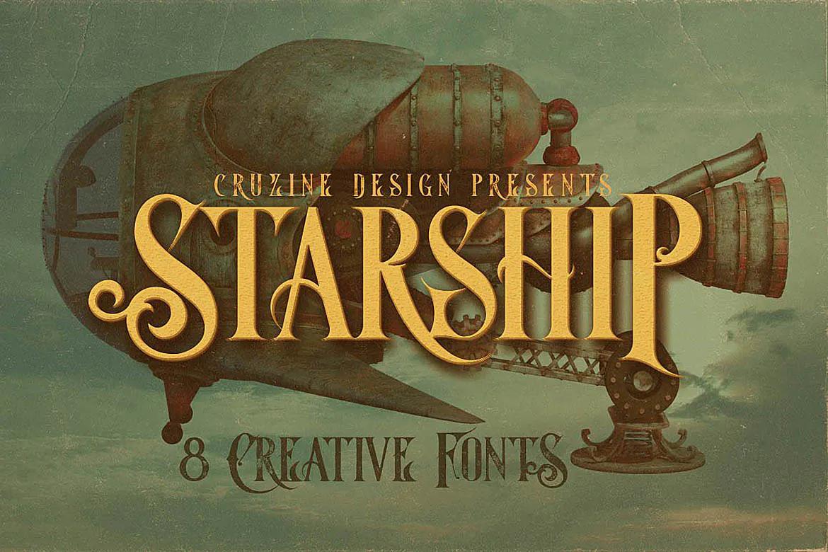 Premium Fonts: Starship [200 ReBits]
