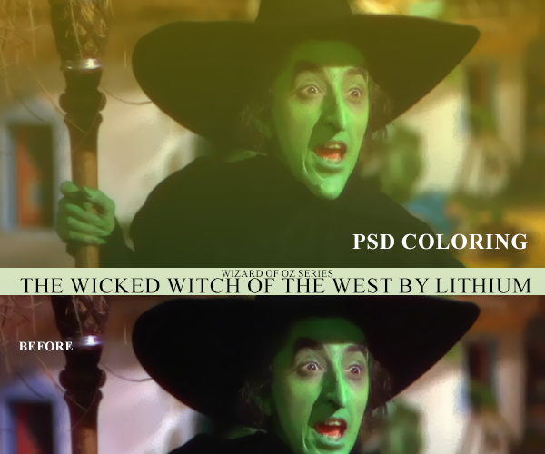 Lithium Coloring: The Wicked Witch  [300 ReBits]
