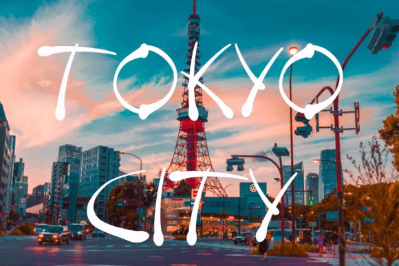 Premium Fonts: Tokyo City [200 ReBits]
