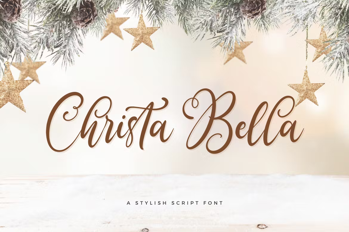 Premium Fonts: Christa Bella Script [200 Rebits]
