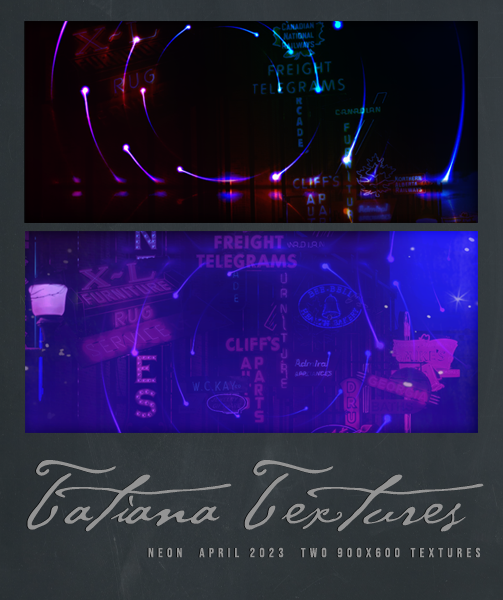 Tatiana Textures: Neon [1500 ReBits]
